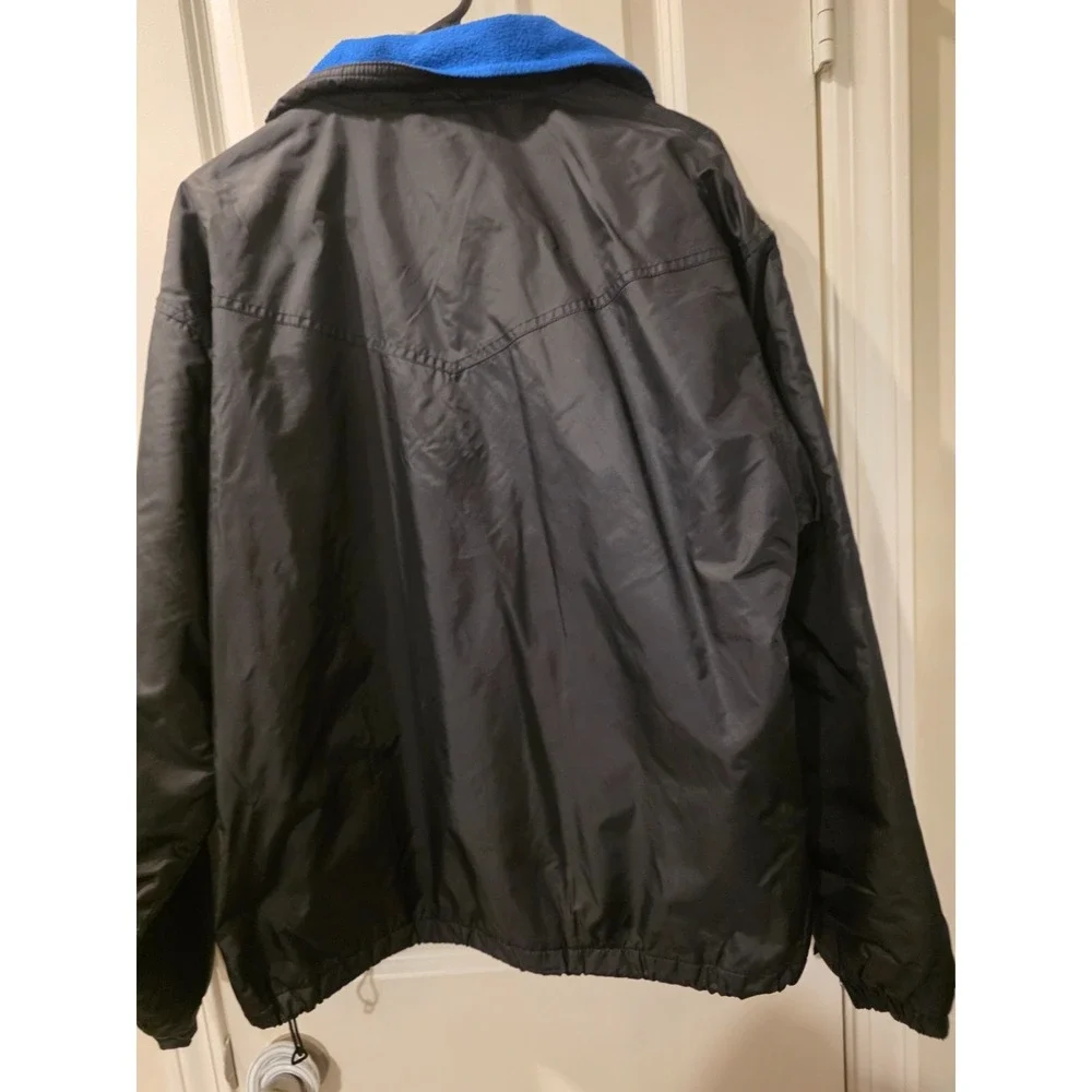 Columbia Men's Full‎ Zip Fleece Lined Jacket Black Outdoor Coat SZ M